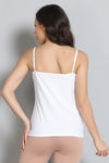 Zivame Knit Cotton Camisole - Lucent White — thumbnail 4